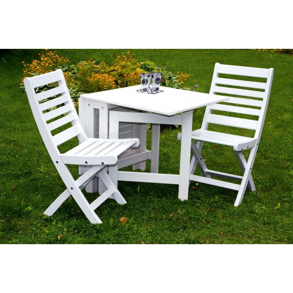 Flipper foldbart bord - Hvit