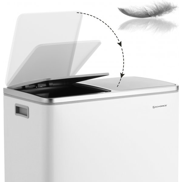 Daloa avfallsbeholder 60 l - Hvit Daloa avfallsbeholder 60 l - Hvit