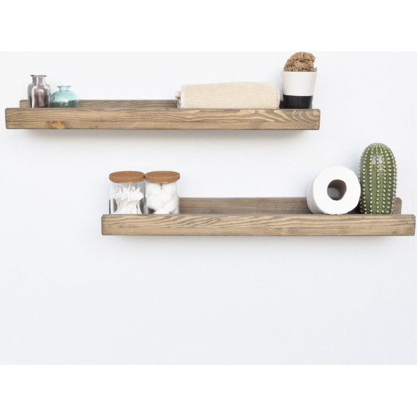 Abstrakt vegghylle 73 - Valnøtt Abstrakt vegghylle 73 - Valnøtt