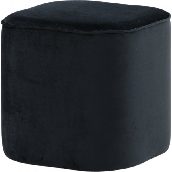 Chip sittepuff - Svart flyel