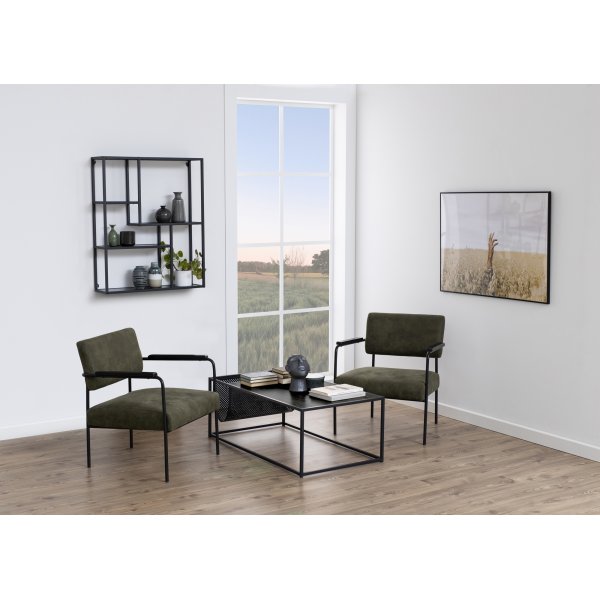 Seaford salongbord 110 cm - Sort