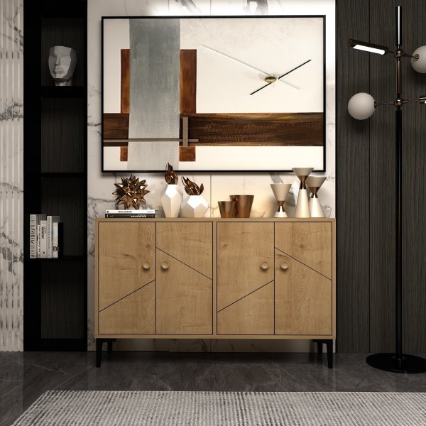 Vicuna skjenk - Safir eik