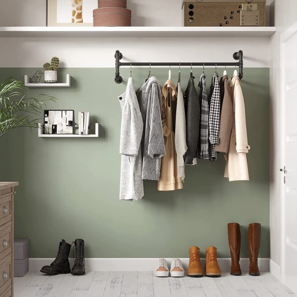 Commander klesstang, 2-pakning - Svart Commander klesstang, 2-pakning - Svart