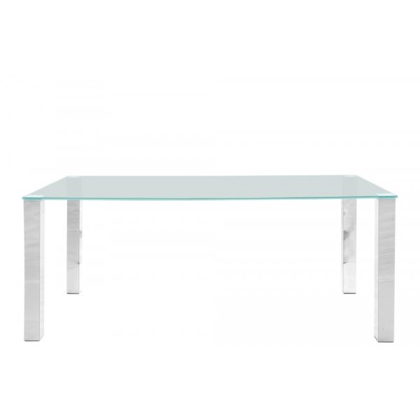 Edge spisebord 180 cm - Krom