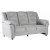 Vera 3-seters sofa i grtt stoff