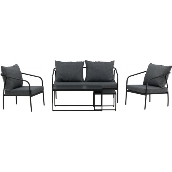 Sopot sofagruppe - Sort/Grå Sopot sofagruppe - Sort/Grå