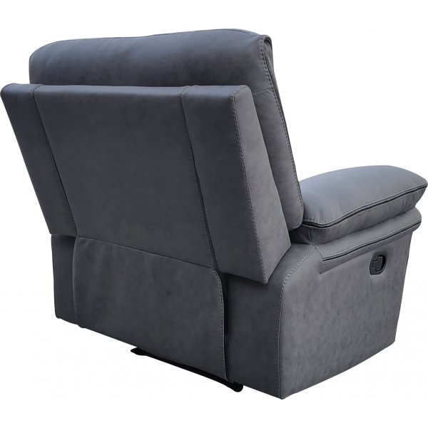 Reclinerlenestol Riverdale - Grå (Mikrofiber) Reclinerlenestol Riverdale - Grå (Mikrofiber)