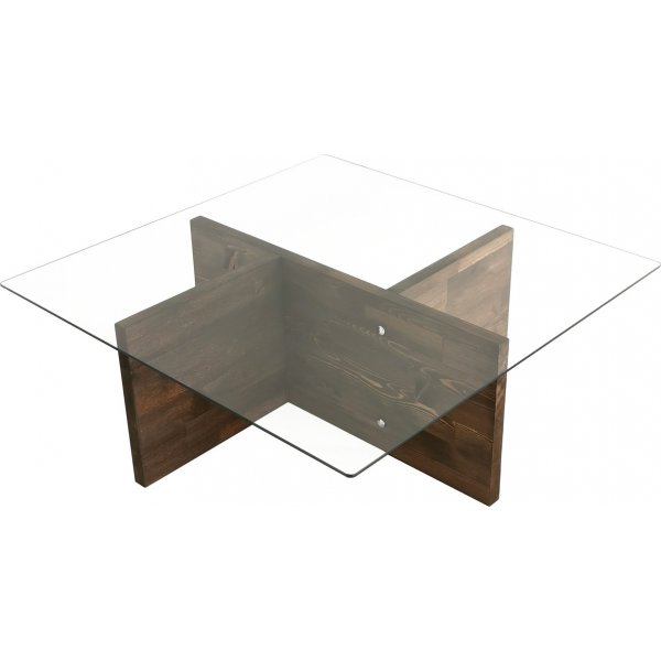 Glory salongbord 90 x 90 cm - Valnøtt Glory salongbord 90 x 90 cm - Valnøtt