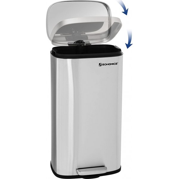 Totte søppelbøtte 30 l - Sølv Totte søppelbøtte 30 l - Sølv