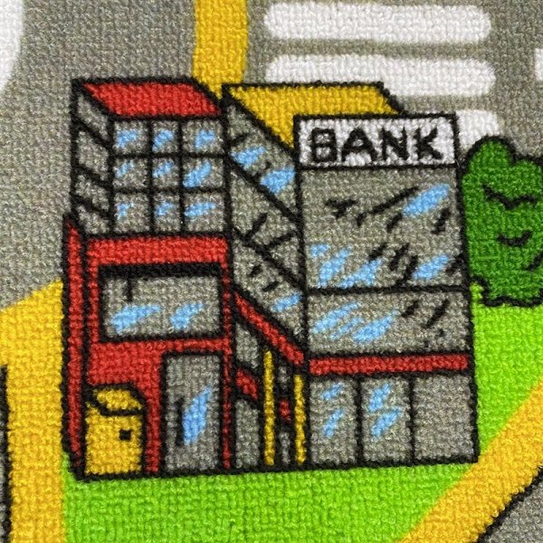 Barnematte Trafikkteppe 2 Tuftet - 133 x 175 cm Barnematte Trafikkteppe 2 Tuftet - 133 x 175 cm