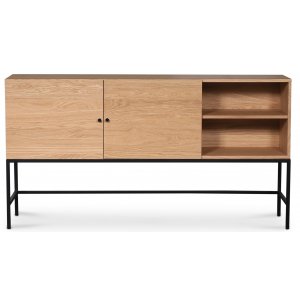 Stilo V.2 sideboard - Olje eik / Svart metall Stilo V.2 sideboard - Olje eik / Svart metall