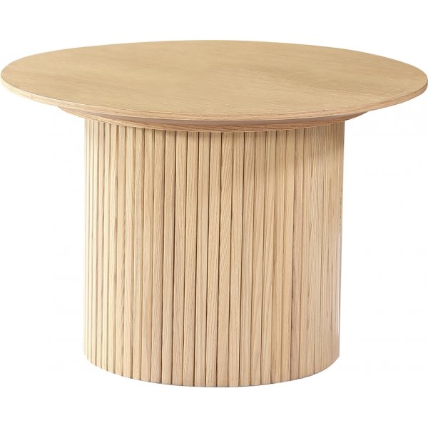 Scarlett salongbord 60 cm - Hvitpigmentert eik