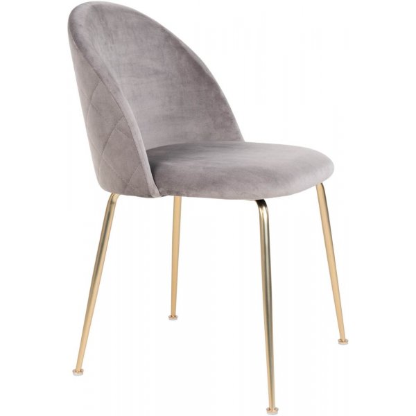 Spisestol i Genve - Gr/Messing