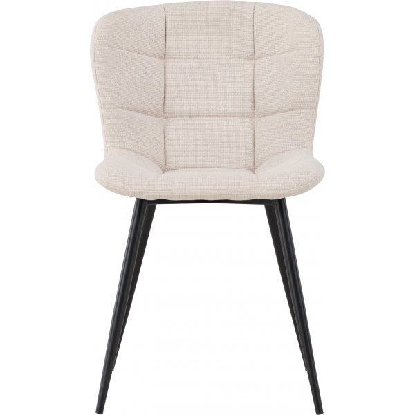 Lily spisestuestol - Beige/Sort Lily spisestuestol - Beige/Sort