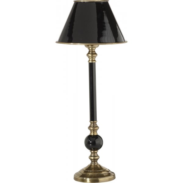 Abbey lampefot - Sort/messing - 40 cm Abbey lampefot - Sort/messing - 40 cm