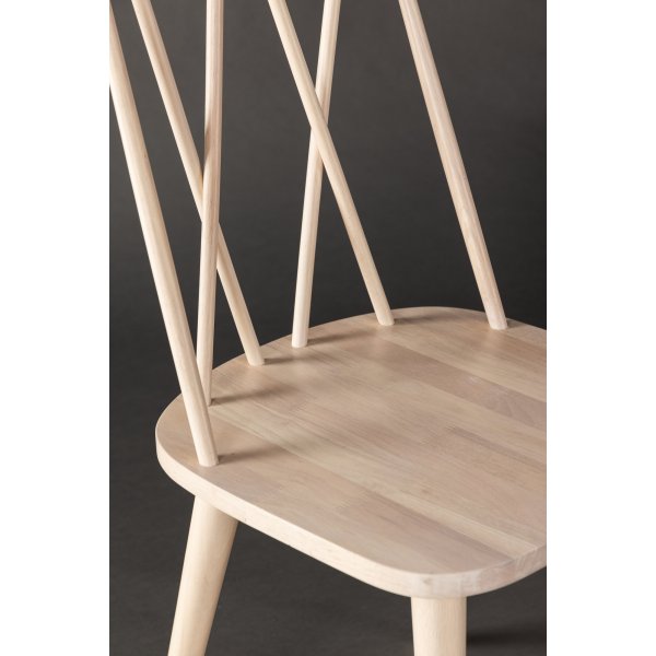 Mariette spisestol - Whitewash