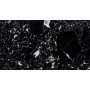 Cliff lampebord i marmor 55 x 55 cm - Sort marmor / Krom