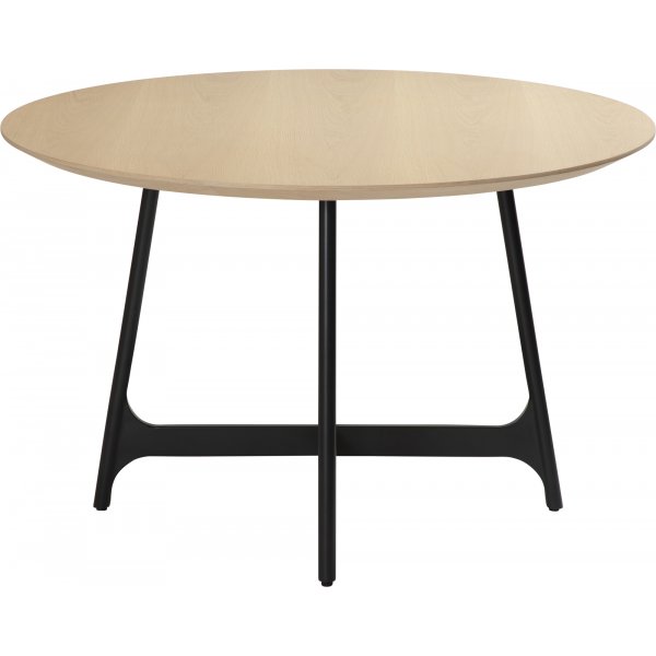 Ooid spisebord 120 cm - Eikefiner/sort