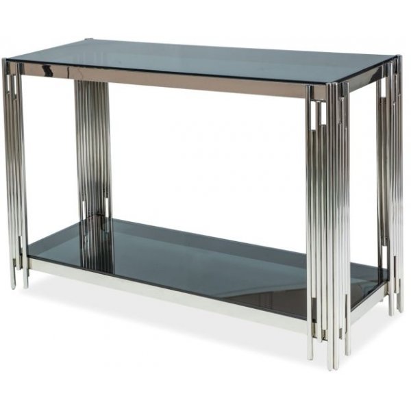 Bourne konsollbord - Krom/svart