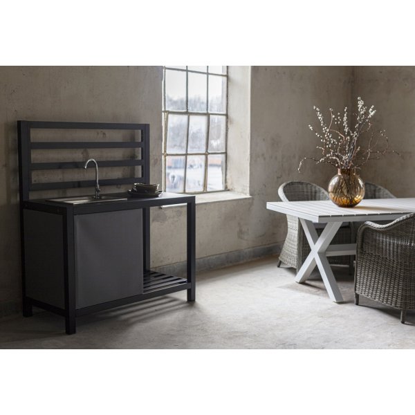 Utekjøkken Lackö med innebygd vask - 120x60 Utekjøkken Lackö med innebygd vask - 120x60