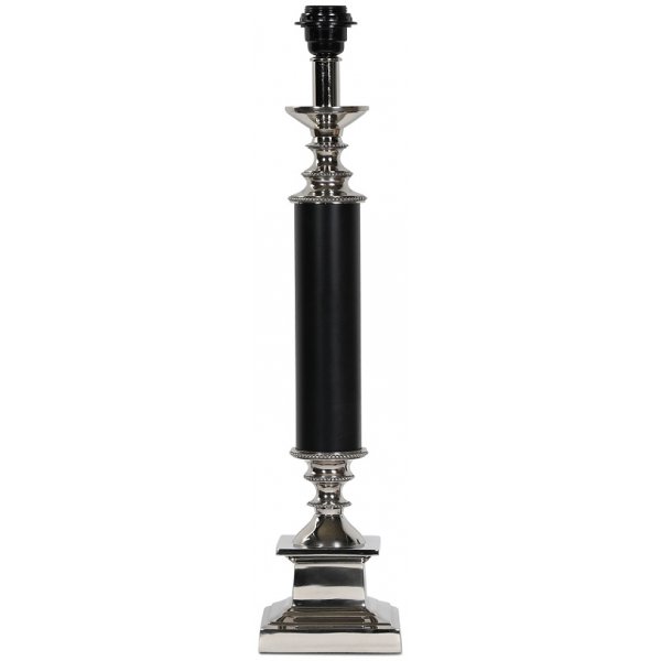 Zero lampefot H55 cm - Svart / Krom