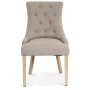 Tuva stol - Beige med antikkbehandlede ben + Flekkfjerner for mbler