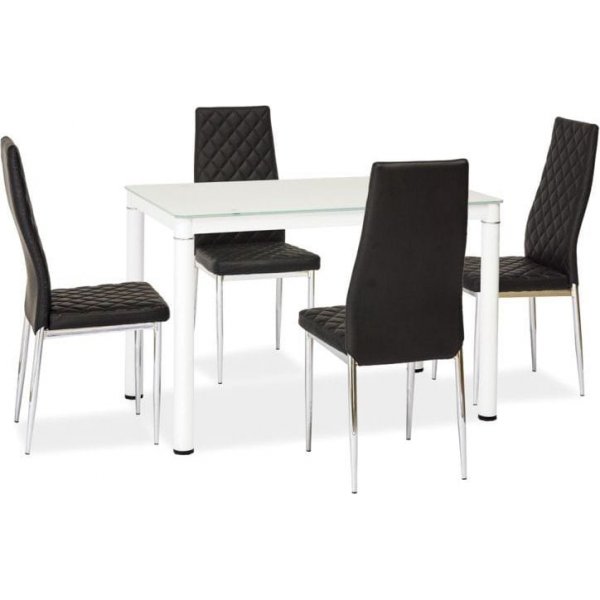 Bartlett spisebord 100 cm - Hvit Bartlett spisebord 100 cm - Hvit