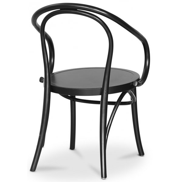 Danderyd No.30 lenestol byd tre - Svart + Mbelftter