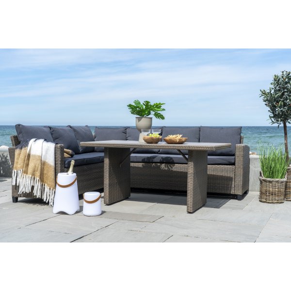 Sintra pledd - Svart/brun Sintra pledd - Svart/brun