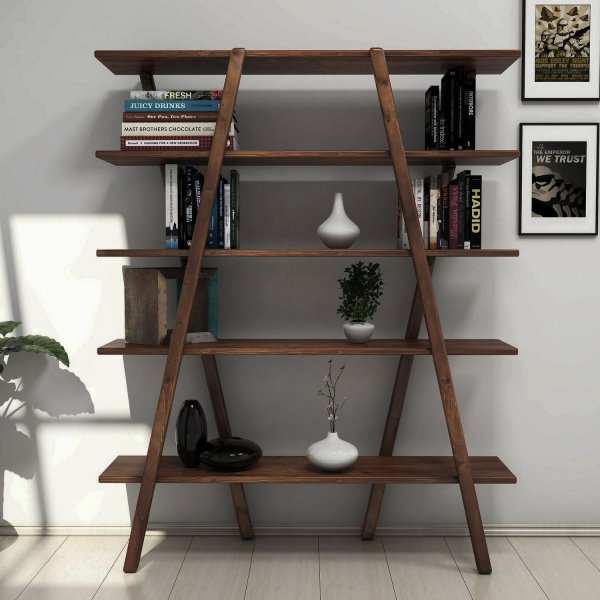 Perla bokhylle - Valnøtt Perla bokhylle - Valnøtt