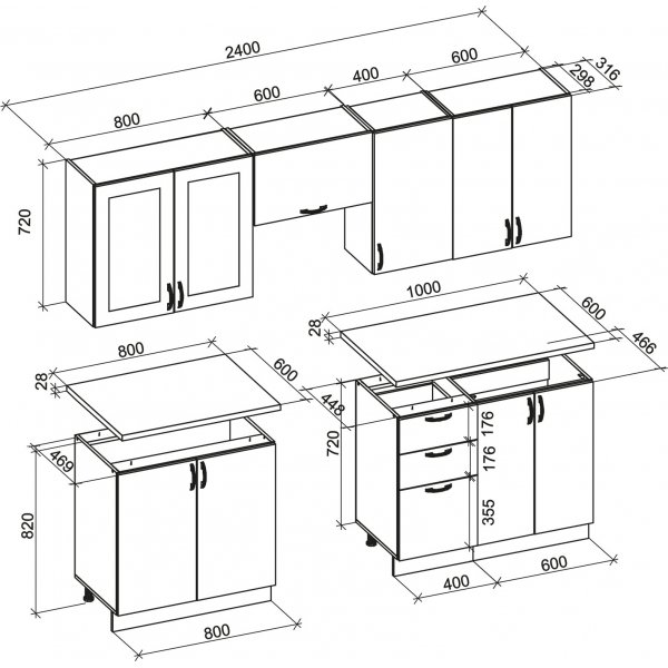Viktoria komplett kjøkken 240 cm - Hvit/mørkeblå Viktoria komplett kjøkken 240 cm - Hvit/mørkeblå