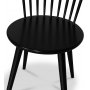 Sintorp spisegruppe, rundt spisebord 115 cm inkludert 4 stk. svarte Castor pinnestoler  hvit marmor (laminat)