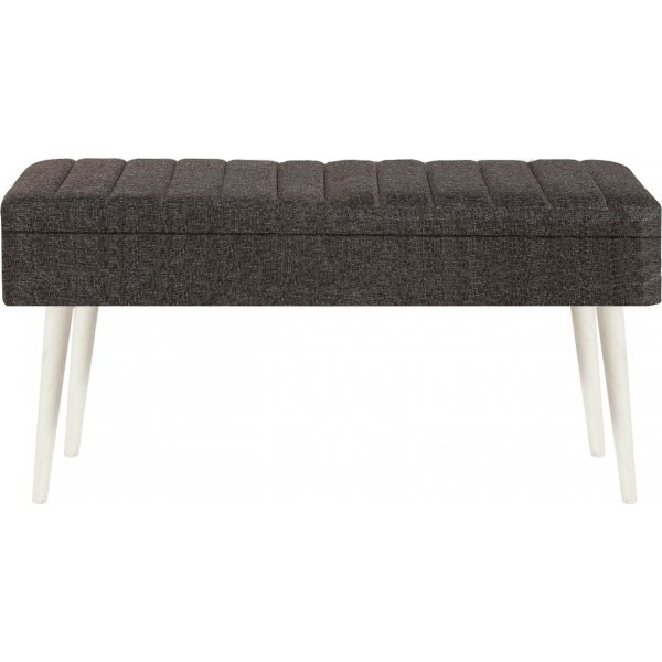 Vina benk - Hvit/antrasitt