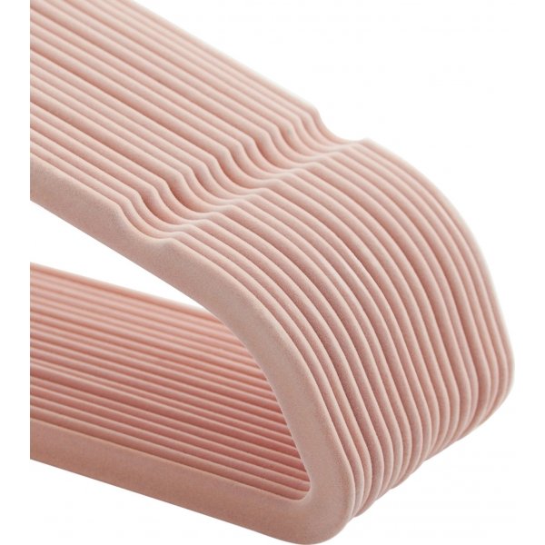 Kleshenger, fløyel, 45 cm, 50-pakning - Rosa Kleshenger, fløyel, 45 cm, 50-pakning - Rosa