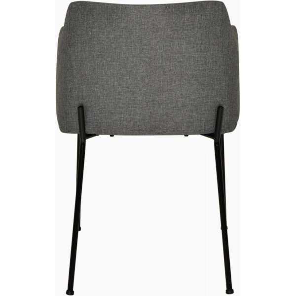 Faron karmstol - Grå/svart + Møbelføtter Faron karmstol - Grå/svart + Møbelføtter