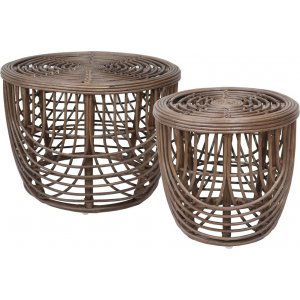 Heden salongbord sett - rotting / brun Heden salongbord sett - rotting / brun