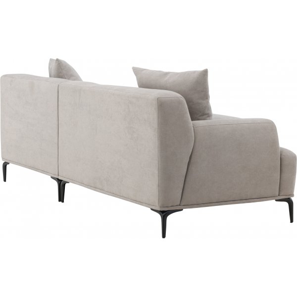 Viskan divan sofa - Sort/Lys grå Viskan divan sofa - Sort/Lys grå