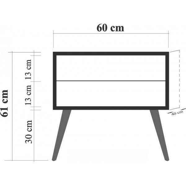 City Marin nattbord - Beige City Marin nattbord - Beige