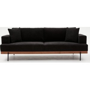 Liva 3-seters sofa - Antrasitt/kobber