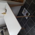 Kundebilde Nordkap bord med klaff - Hvit/lys eik 75 cm
