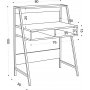 Class skrivebord - Eik