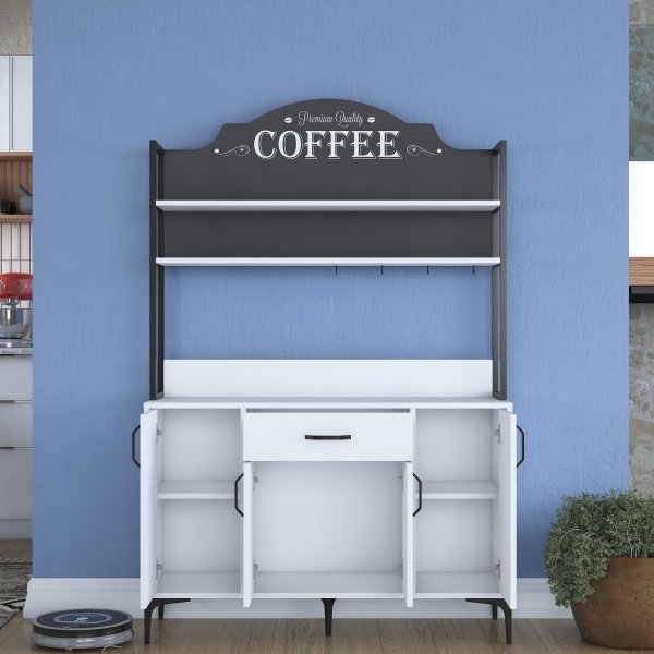 Jericho skap 130 - Hvit Jericho skap 130 - Hvit