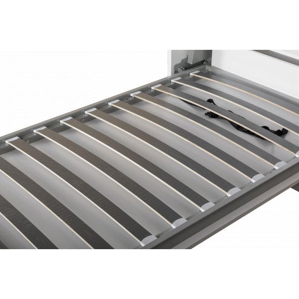 Veggseng 140200 cm vertikal - Hvit - Compact Living