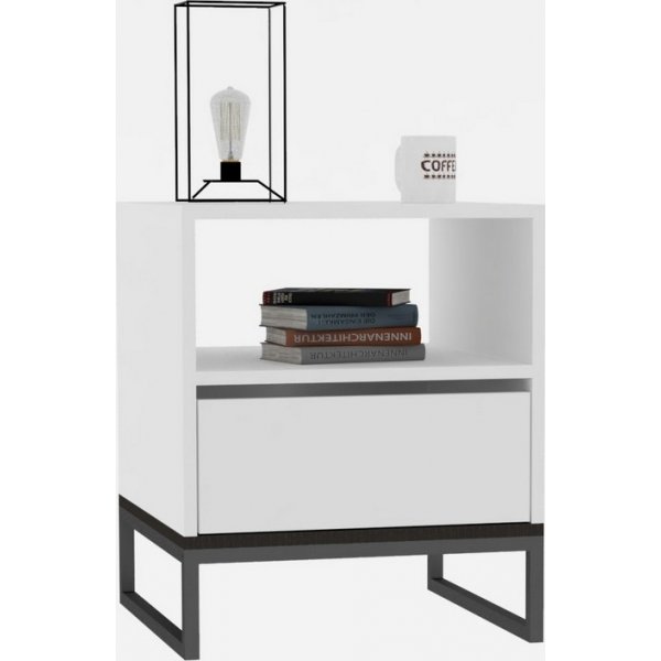 Lindau nattbord - Hvit Lindau nattbord - Hvit