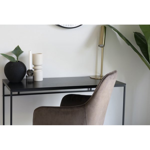 Vita skrivebord - svart