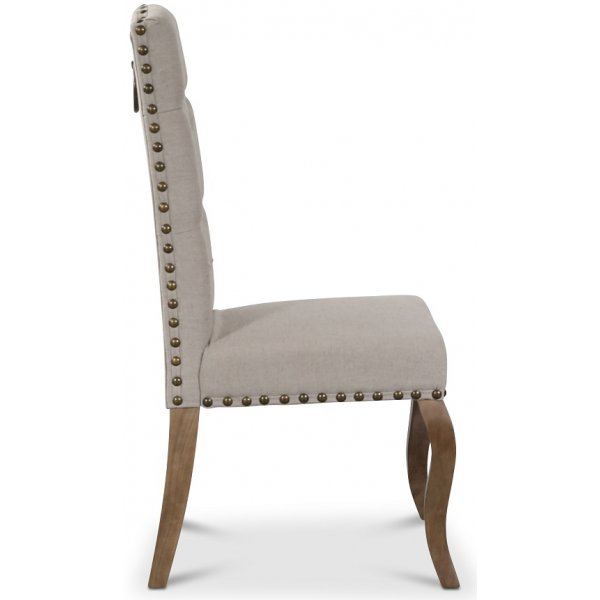 Nottredam spisestol - Beige linne