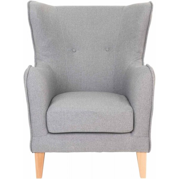 Campo lenestol - Lys grå/bøk Campo lenestol - Lys grå/bøk