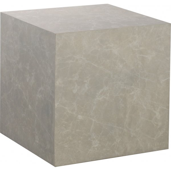 Sofabord kuben 60 x 60 x 60 cm - Beige marmorutseende
