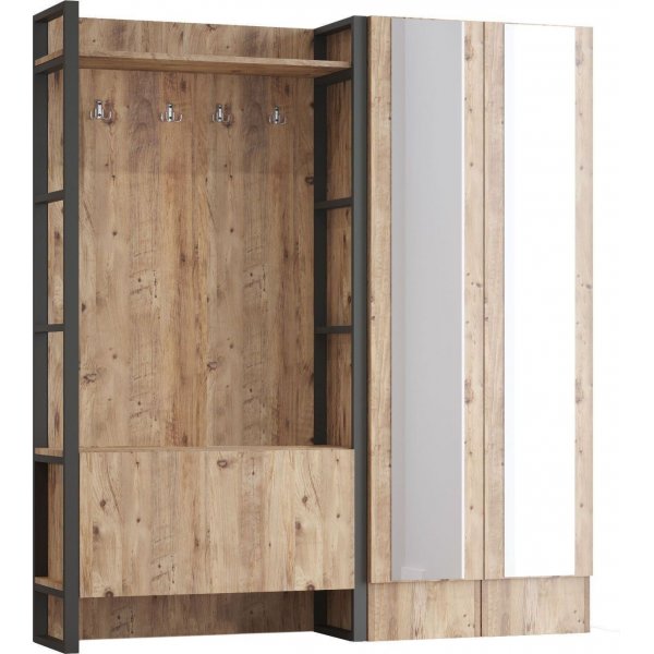 Metal gangmøbel 17 - Furu Metal gangmøbel 17 - Furu