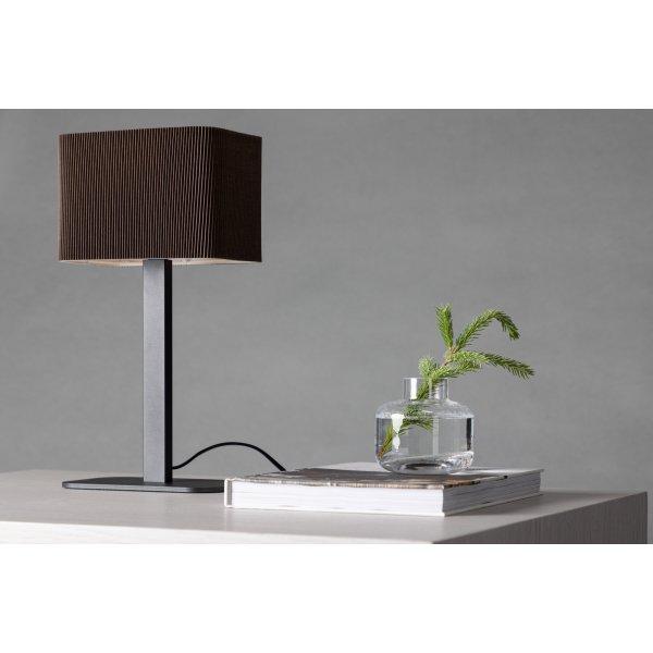 Idre bordlampe - Sort/Mocca